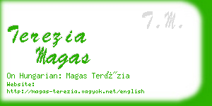 terezia magas business card